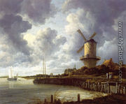 Mill At Wijk Near Duursteede - Jacob Van Ruisdael