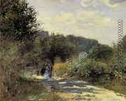 A Road In Louveciennes - Pierre Auguste Renoir