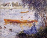 Boating At Argenteuil - Pierre Auguste Renoir
