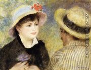Boating Couple Aka Aline Charigot And Renoir - Pierre Auguste Renoir