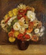 Bouquet Of Chrysanthemums - Pierre Auguste Renoir