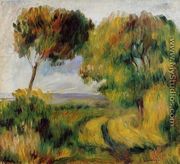 Breton Landscape   Trees And Moor - Pierre Auguste Renoir