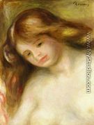 Bust Of A Young Nude - Pierre Auguste Renoir