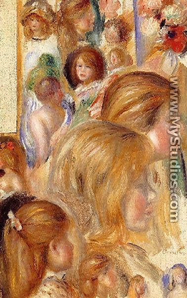 Childrens Heads - Pierre Auguste Renoir