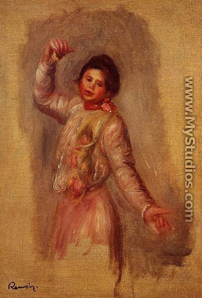 Dancer With Castenets - Pierre Auguste Renoir