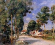 Entering The Village Of Essoyes - Pierre Auguste Renoir