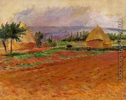 Field And Haystacks - Pierre Auguste Renoir