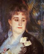 First Portrait Of Madame Georges Charpeitier - Pierre Auguste Renoir