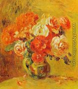Flowers In A Vase4 - Pierre Auguste Renoir