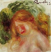 Head Of A Woman2 - Pierre Auguste Renoir