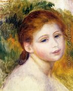 Head Of A Woman3 - Pierre Auguste Renoir
