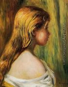 Head Of A Young Girl2 - Pierre Auguste Renoir