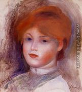 Head Of A Young Woman2 - Pierre Auguste Renoir