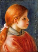 Head Of A Young Woman5 - Pierre Auguste Renoir
