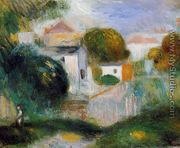 Houses In The Trees - Pierre Auguste Renoir