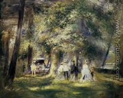 In St Cloud Park - Pierre Auguste Renoir
