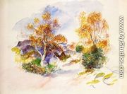 Landascape With Trees - Pierre Auguste Renoir
