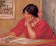 Leontine Reading - Pierre Auguste Renoir