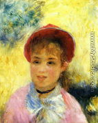 Modele From The Moulin De La Galette - Pierre Auguste Renoir