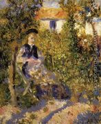 Nini In The Garden - Pierre Auguste Renoir