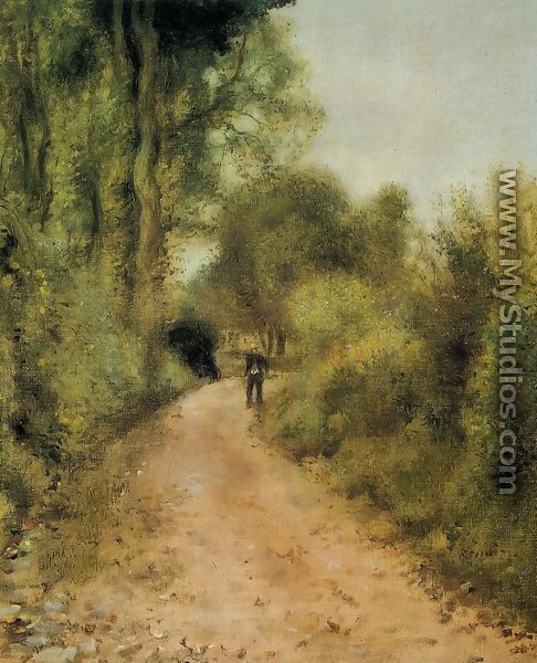 On The Path - Pierre Auguste Renoir