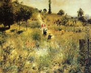 Path Leading Through Tall Grass - Pierre Auguste Renoir