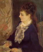 Portrait Of An Anonymous Sitter - Pierre Auguste Renoir