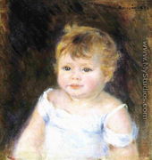 Portrait Of An Infant - Pierre Auguste Renoir