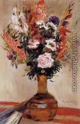 Roses In A Vase6 - Pierre Auguste Renoir