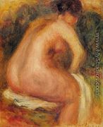 Seated Female Nude - Pierre Auguste Renoir
