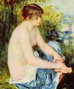 Small Nude In Blue - Pierre Auguste Renoir