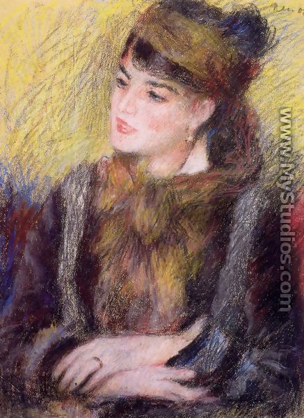 Study Of A Woman - Pierre Auguste Renoir