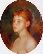 Study Of A Young Girl Aka Mademoiselle Murer - Pierre Auguste Renoir