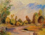 The Banks Of The River - Pierre Auguste Renoir