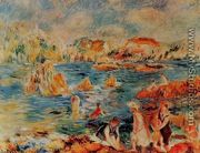 The Beach At Guernsey - Pierre Auguste Renoir