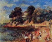 The Beach At Purnic - Pierre Auguste Renoir