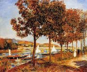 The Bridge At Argenteuil In Autumn - Pierre Auguste Renoir
