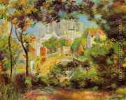 The Building Of Sacred Heart - Pierre Auguste Renoir