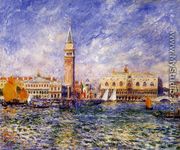 The Doges Palace  Venice - Pierre Auguste Renoir