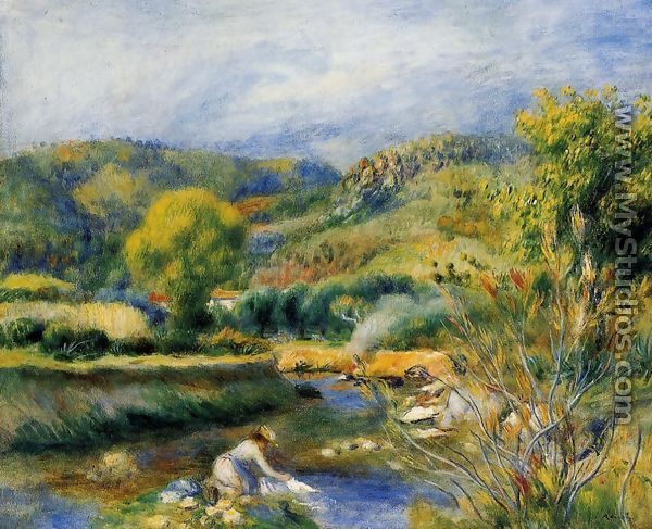 The Laundress - Pierre Auguste Renoir