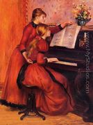 The Piano Lesson - Pierre Auguste Renoir