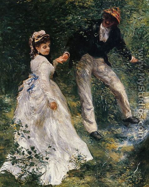 The Promenade - Pierre Auguste Renoir