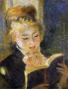 The Reader Aka Young Woman Reading A Book - Pierre Auguste Renoir