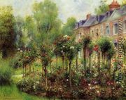 The Rose Garden At Wargemont - Pierre Auguste Renoir