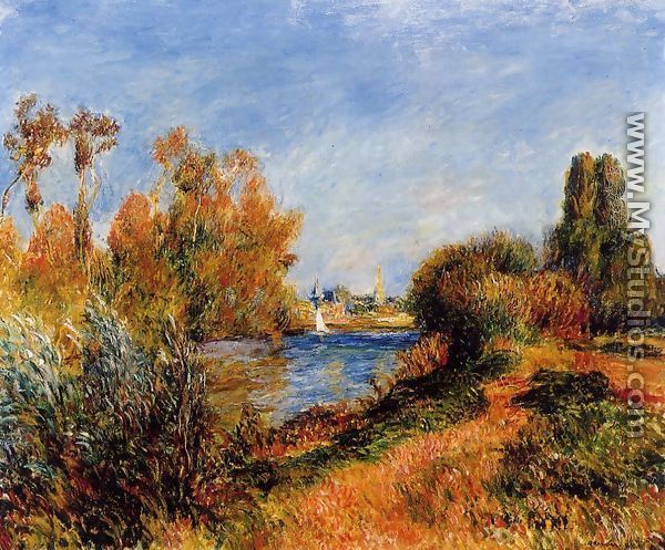 The Seine At Argenteuil - Pierre Auguste Renoir