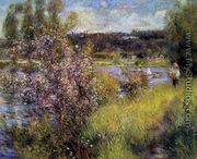 The Seine At Chatou - Pierre Auguste Renoir