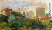 View From Renoirs Garden In Montmartre - Pierre Auguste Renoir