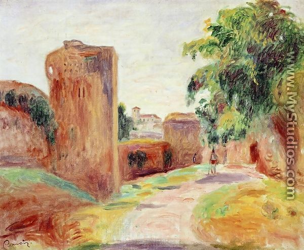 Walls In Spain - Pierre Auguste Renoir