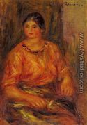 Woman In A Red Blouse2 - Pierre Auguste Renoir
