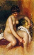 Woman In An Interior - Pierre Auguste Renoir